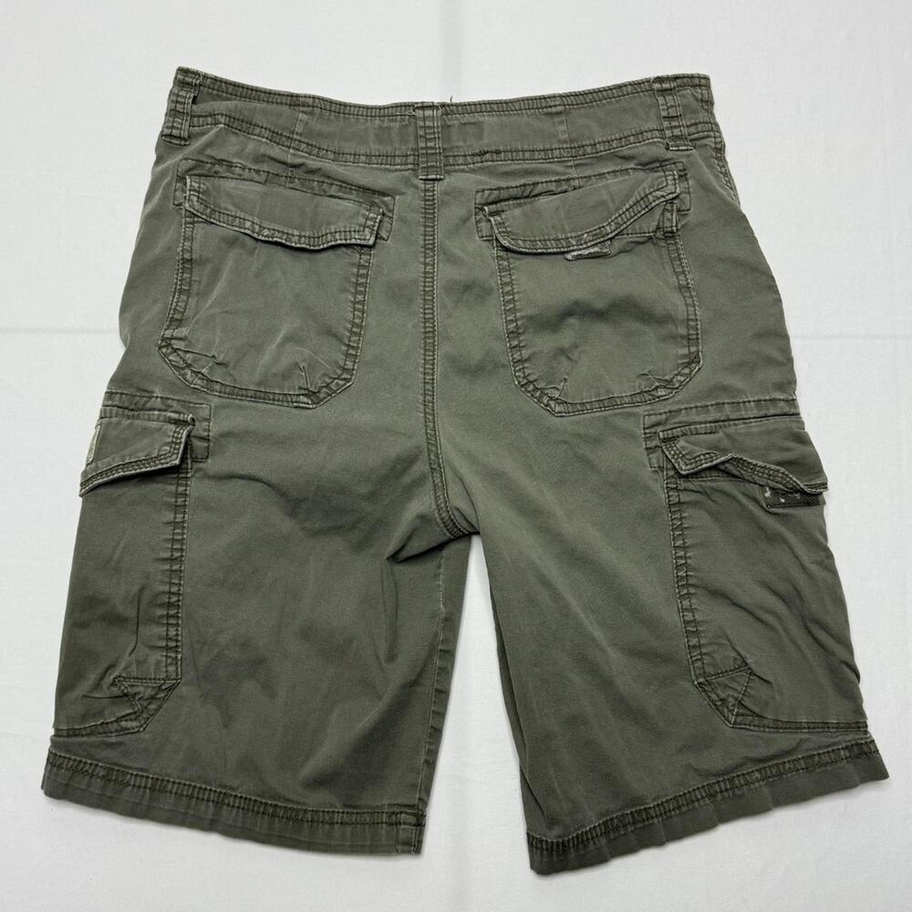 Unionbay Green Cargo Shorts Size 30 Men’s Utility Outdoor Workwear - Picture 2 of 4
